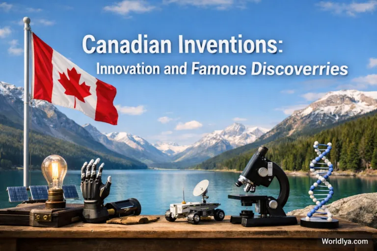 Explore Canadian inventions, innovations, and famous discoveries that shaped history.