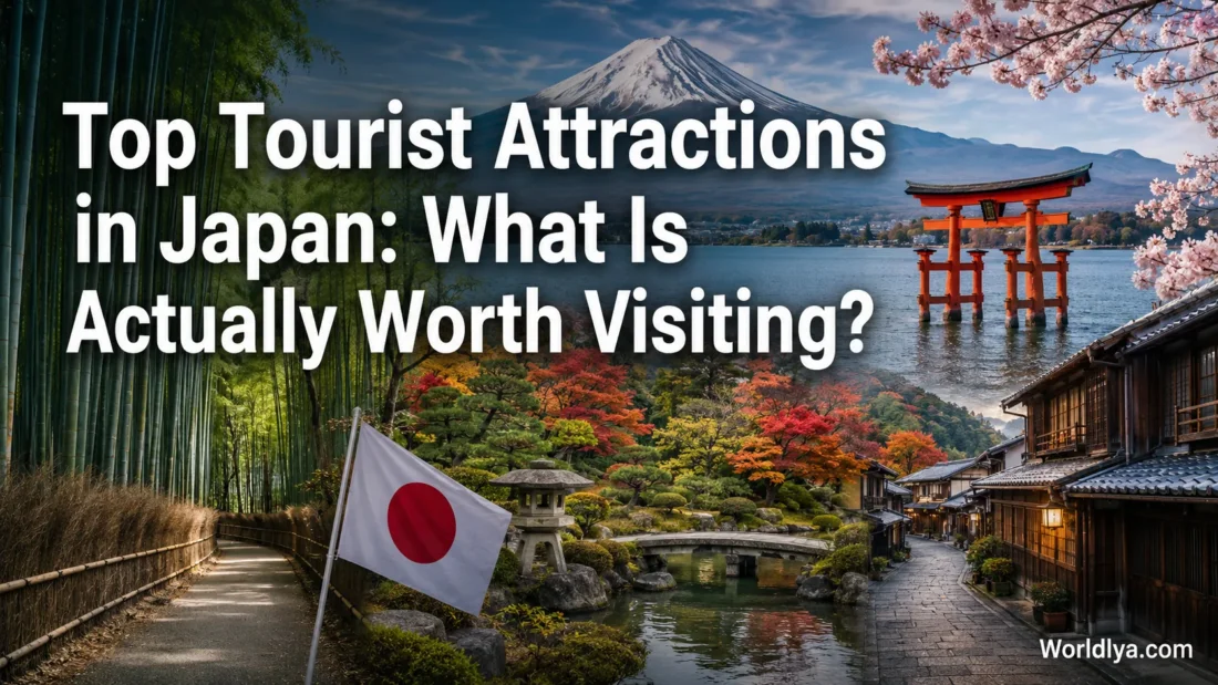 Beautiful view of Japan's top tourist attractions, showcasing iconic landmarks and scenic spots worth exploring.